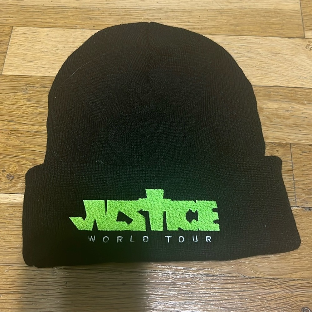 Never worn!! Justin Bieber Justice World Tour Beanie